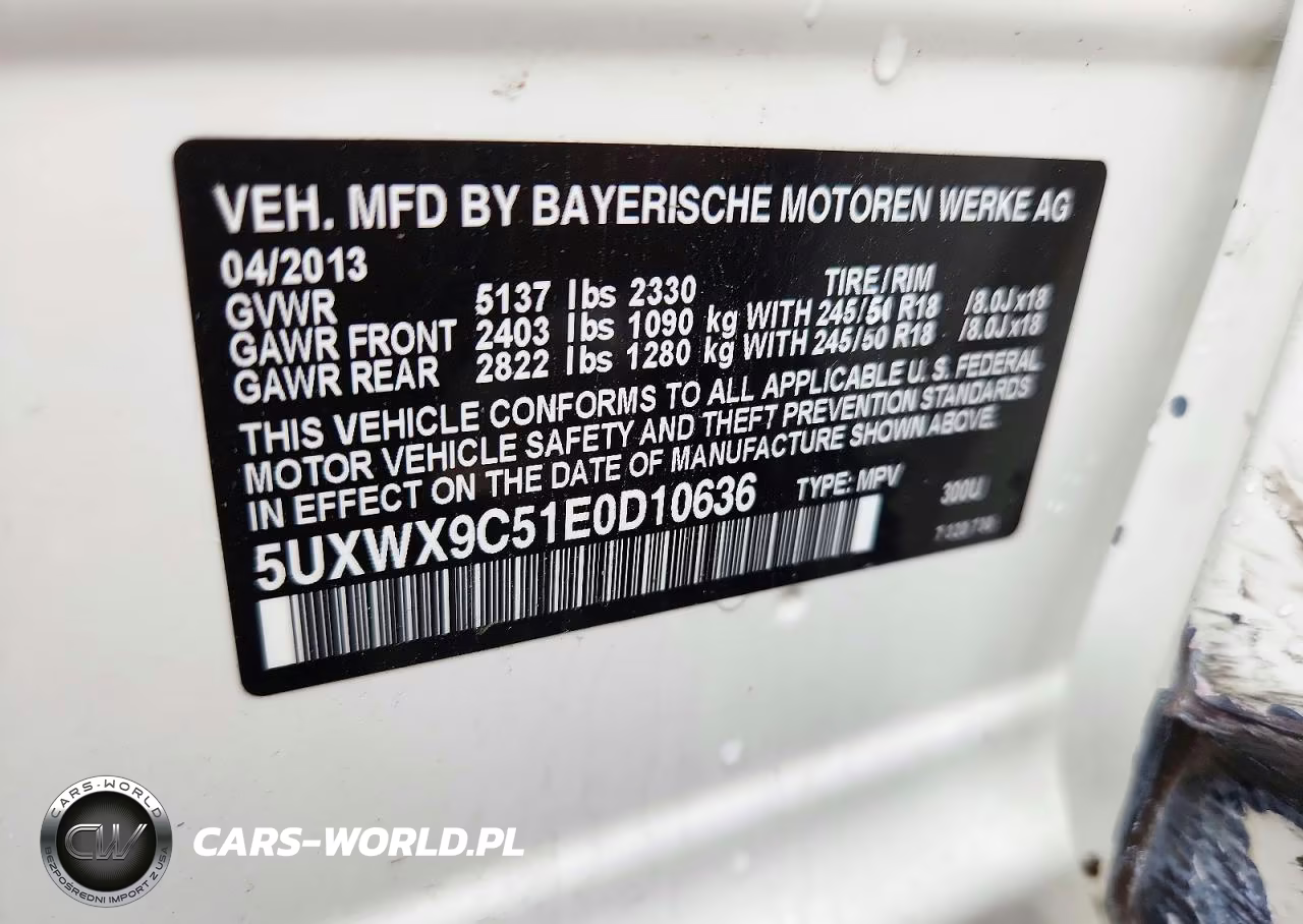 2014 BMW X3 xDrive28I VIN:5UXWX9C51E0D10636 - 14