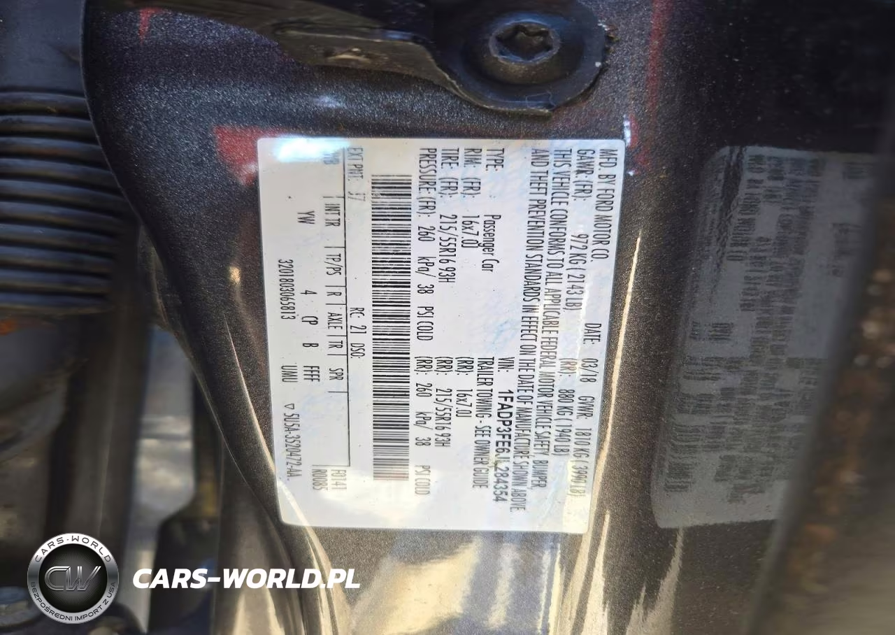 2018 Ford Focus Se VIN:1FADP3FE6JL284354 - 13