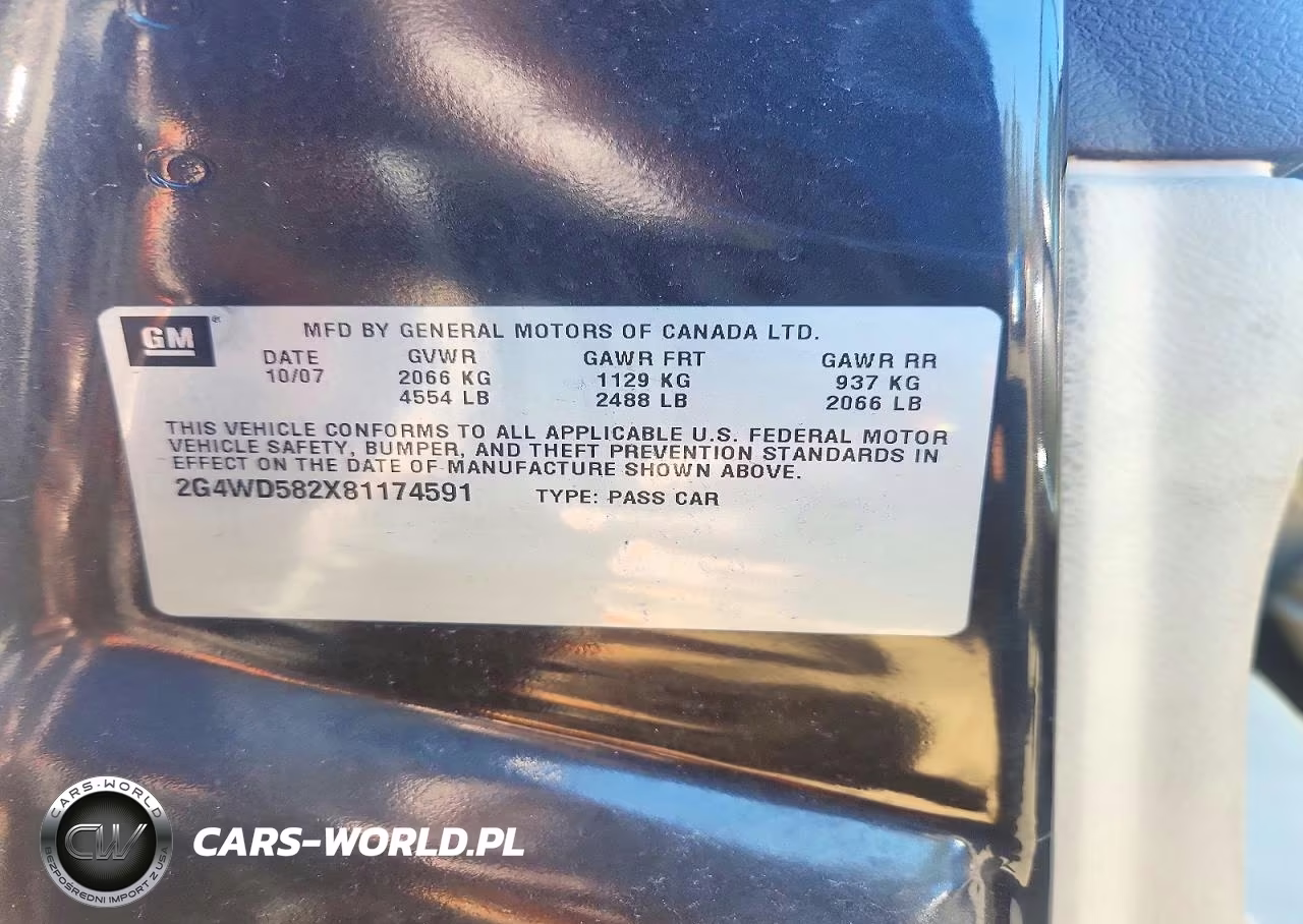 2008 Buick Lacrosse Cxl VIN:2G4WD582X81174591 - 12
