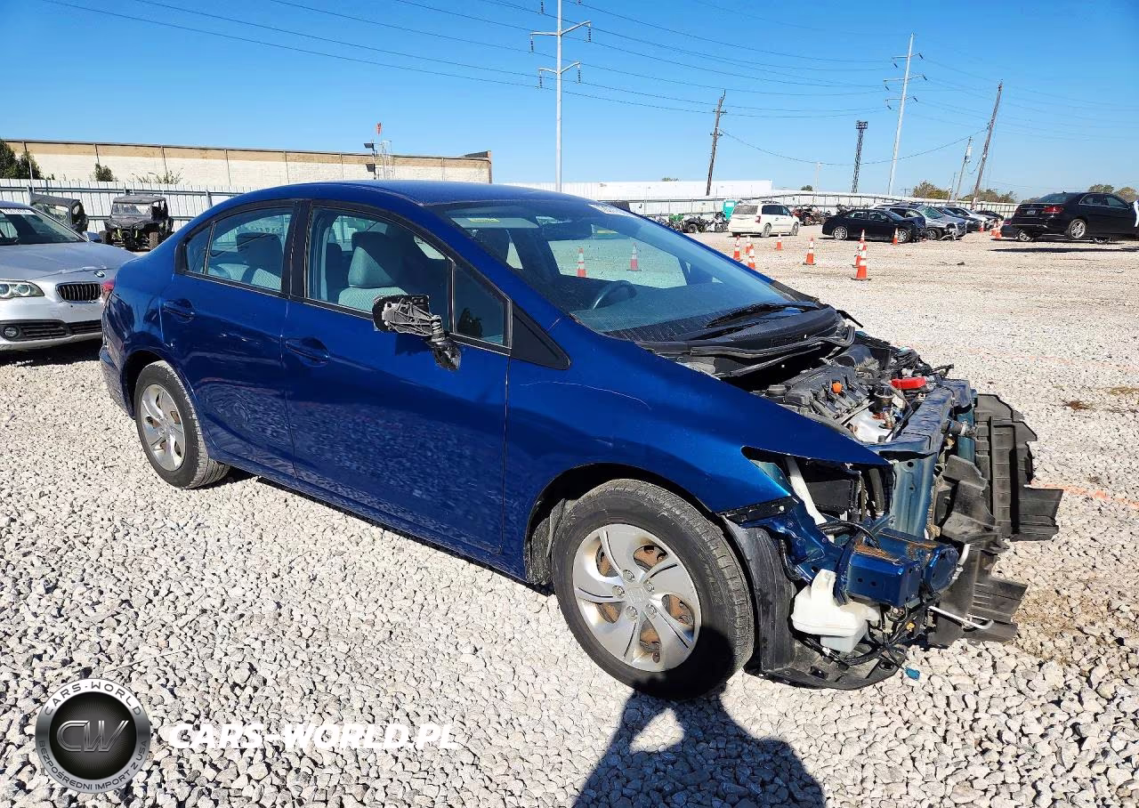 2015 Honda Civic Lx VIN:19XFB2F57FE024184 - 4