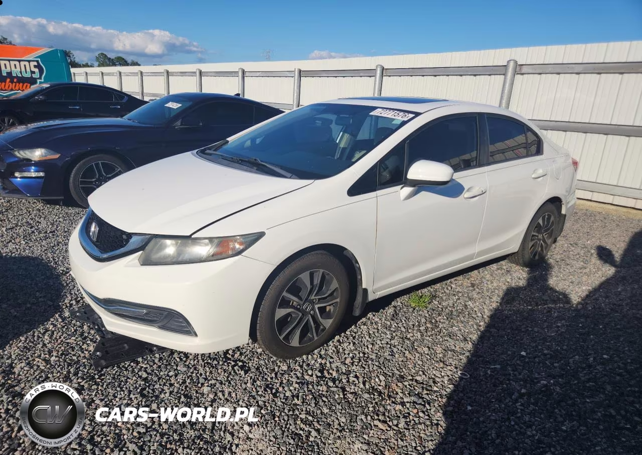 2015 Honda Civic Ex VIN:19XFB2F86FE032710 - 1