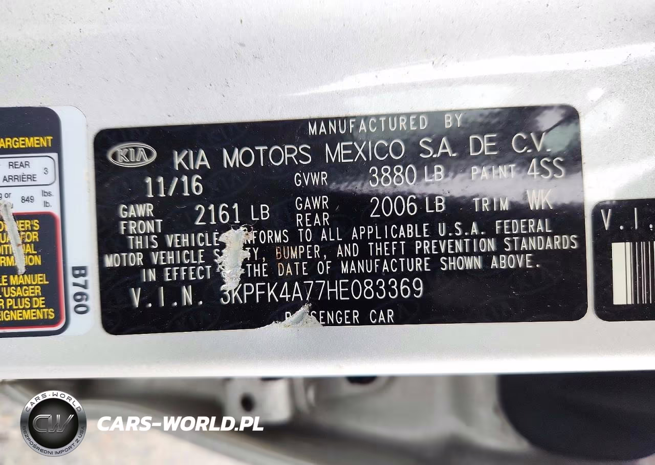 2017 Kia Forte Lx VIN:3KPFK4A77HE083369 - 12