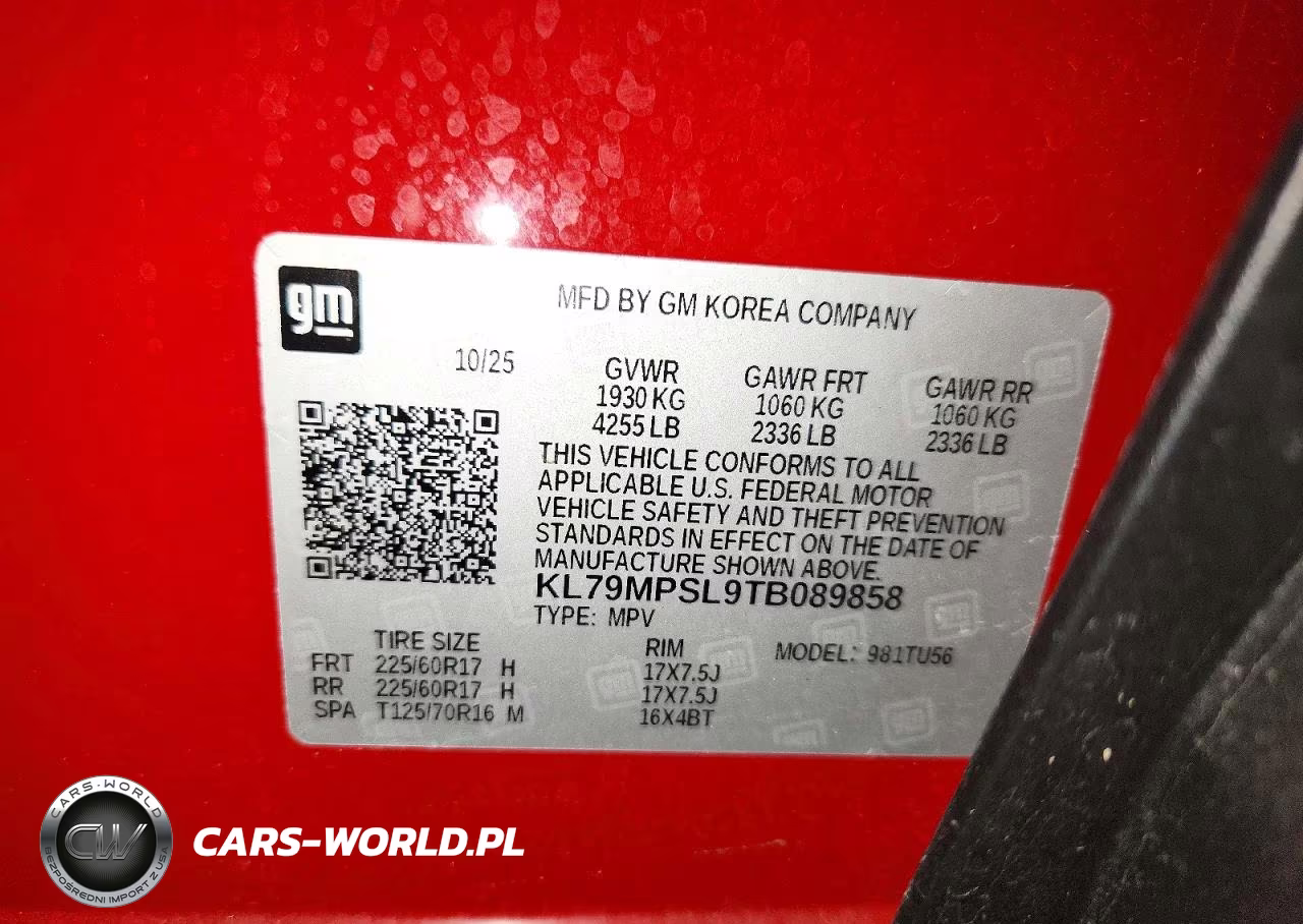 2026 Chevrolet Trailblazer Lt VIN:KL79MPSL9TB089858 - 13