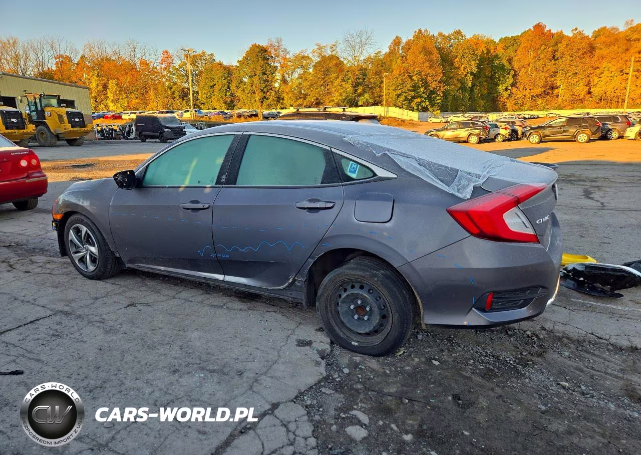2020 Honda Civic Lx VIN:2HGFC2F6XLH586684 - 2