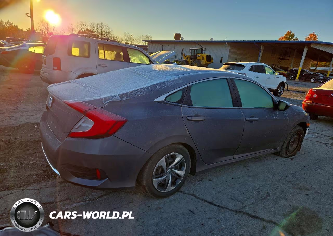 2020 Honda Civic Lx VIN:2HGFC2F6XLH586684 - 3