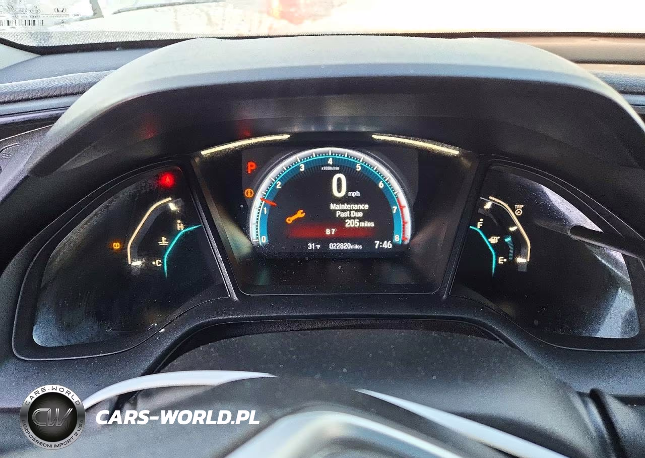 2020 Honda Civic Lx VIN:2HGFC2F6XLH586684 - 9