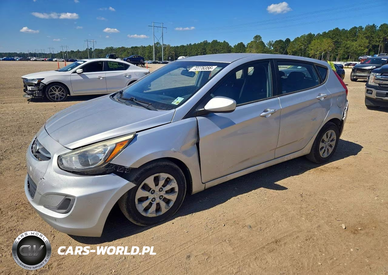 2015 Hyundai Accent Gs VIN:KMHCT5AE3FU202517 - 1