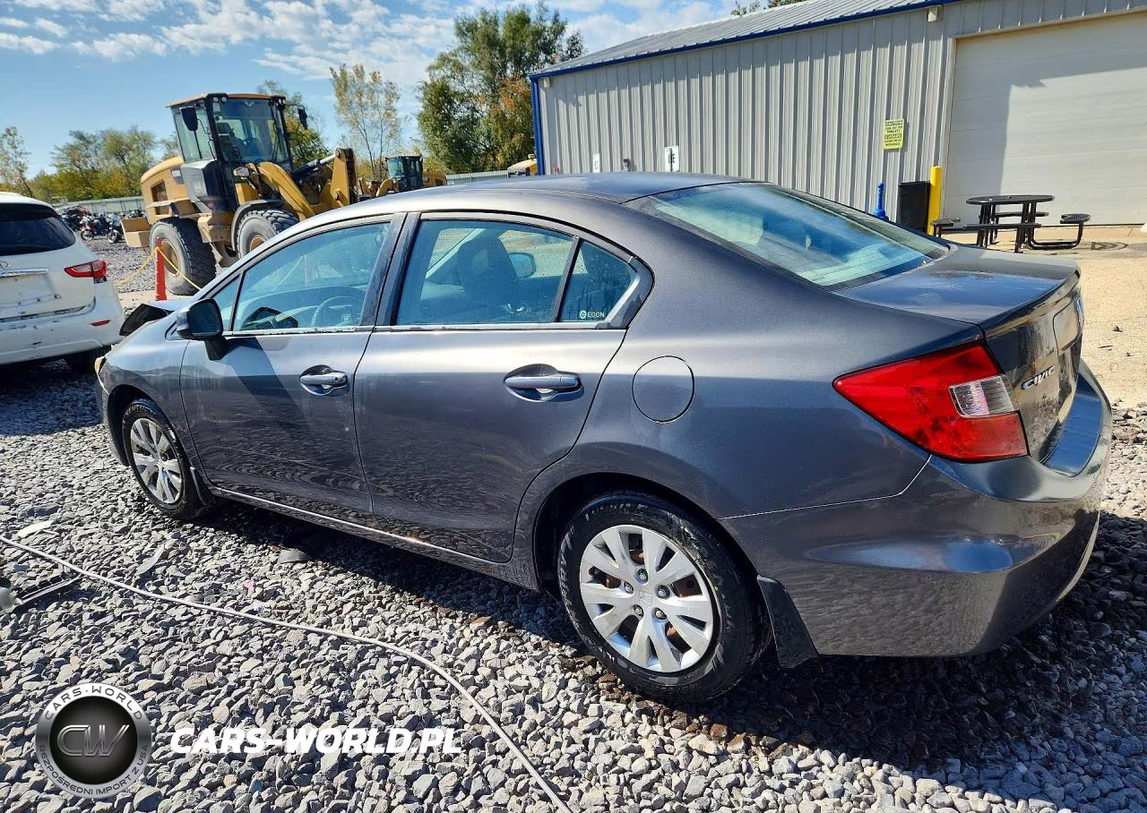 2012 Honda Civic Lx VIN:2HGFB2F59CH595600 - 2