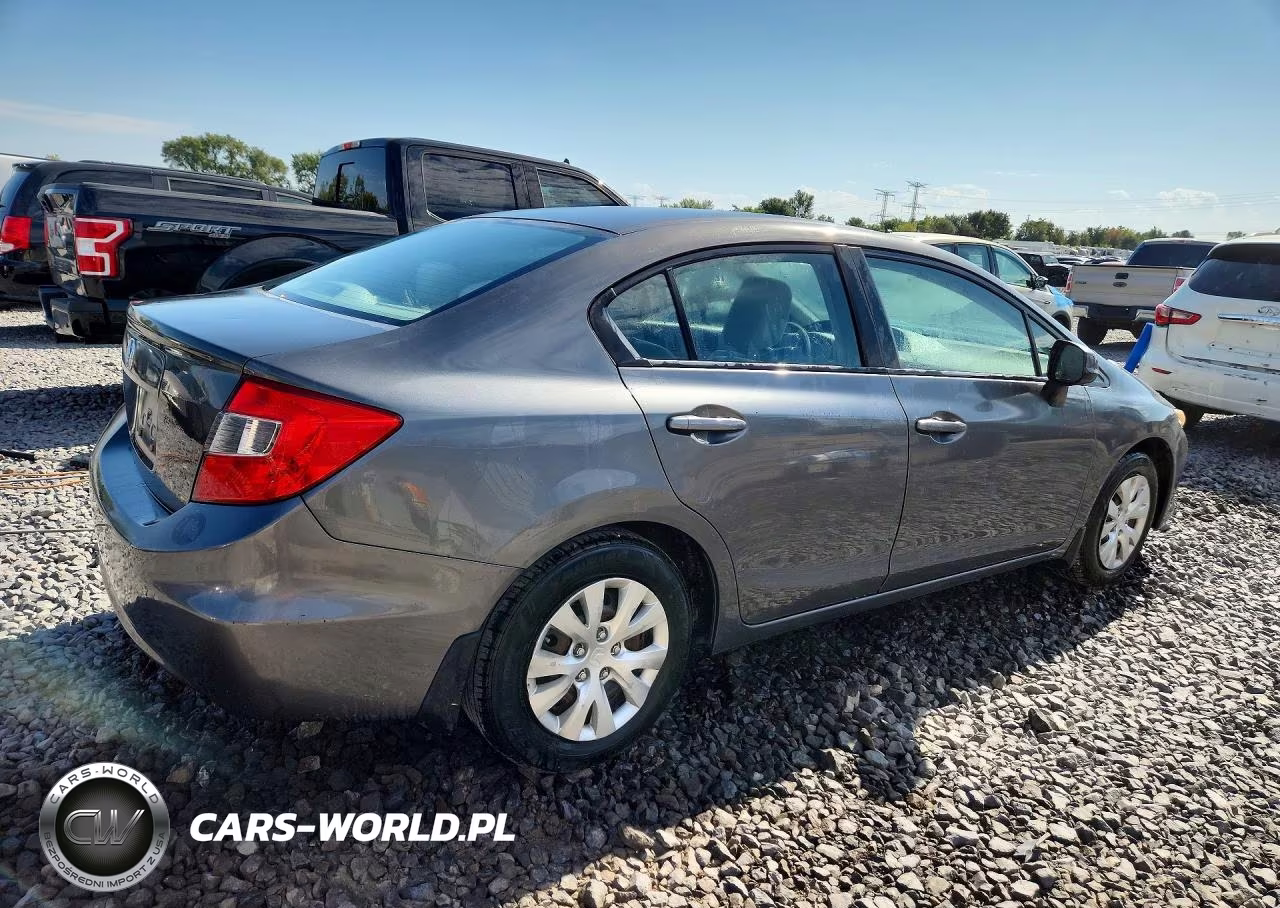 2012 Honda Civic Lx VIN:2HGFB2F59CH595600 - 3