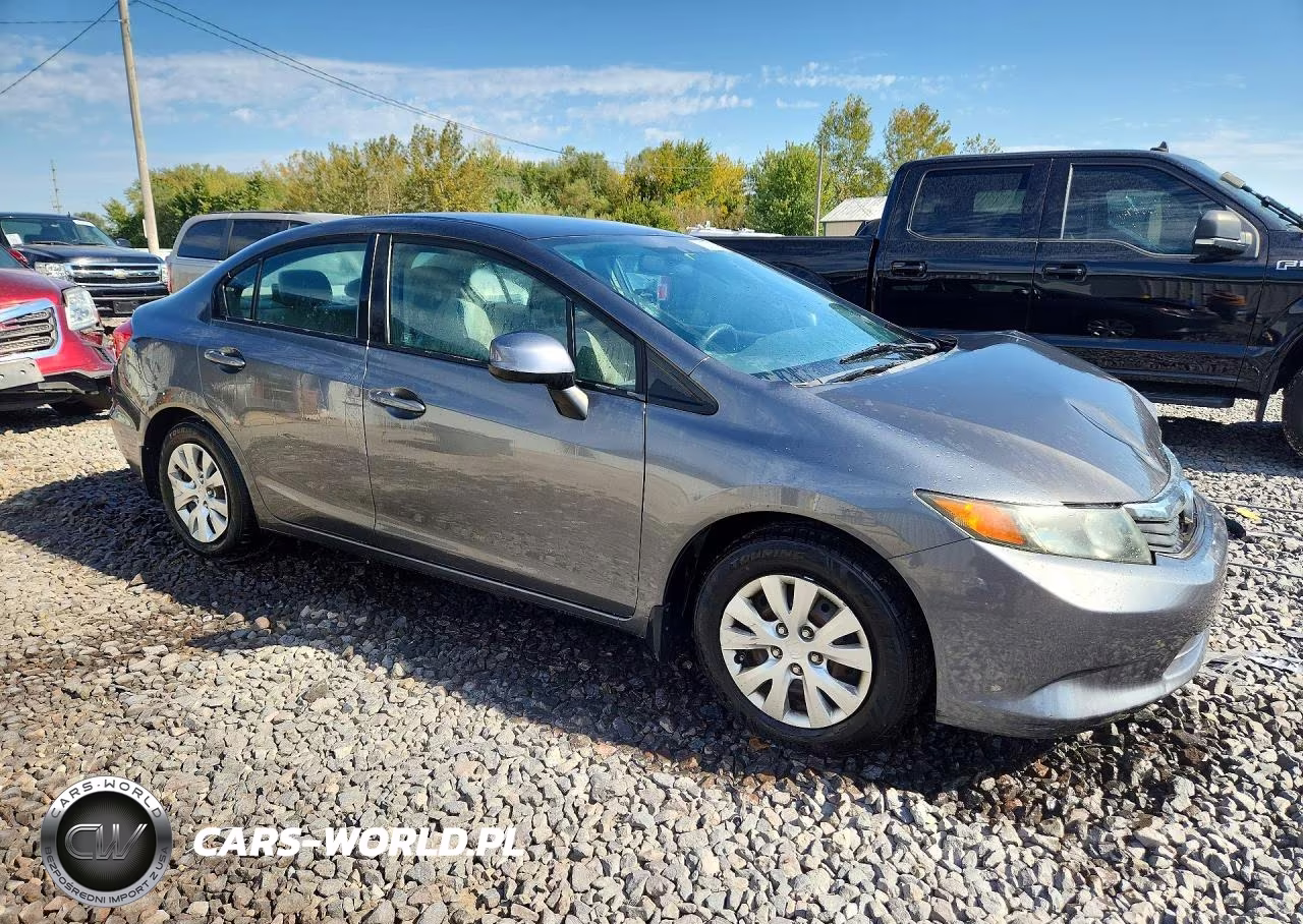2012 Honda Civic Lx VIN:2HGFB2F59CH595600 - 4