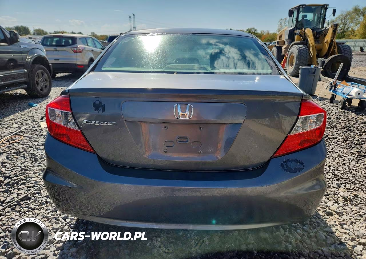 2012 Honda Civic Lx VIN:2HGFB2F59CH595600 - 6