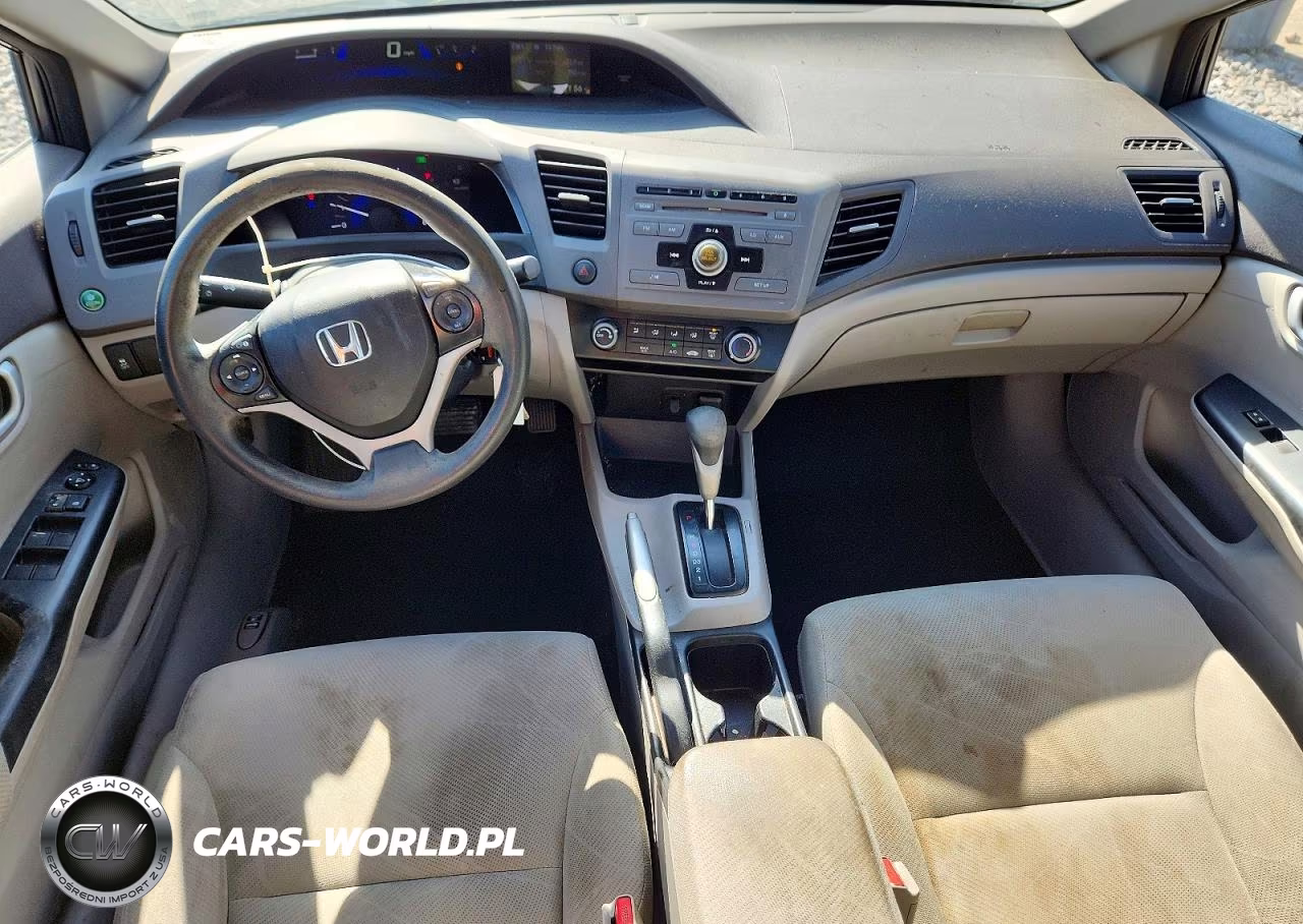 2012 Honda Civic Lx VIN:2HGFB2F59CH595600 - 8