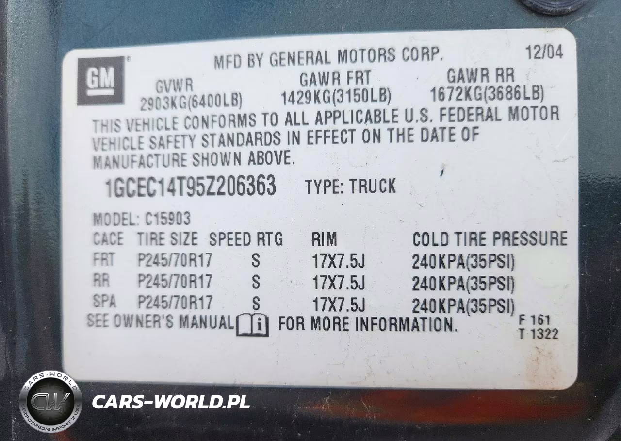 2005 Chevrolet Silverado C1500 VIN:1GCEC14T95Z206363 - 13