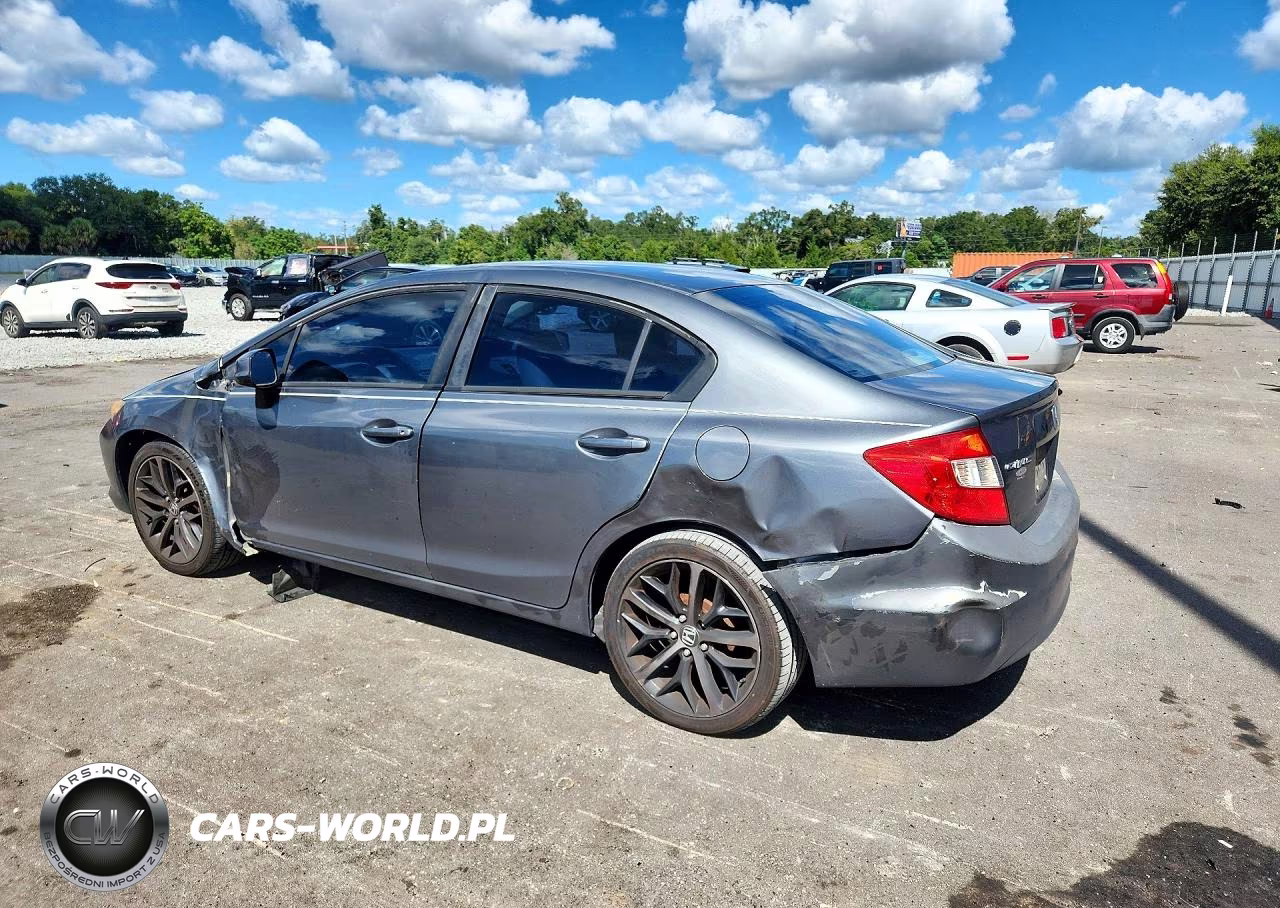 2012 Honda Civic Lx VIN:19XFB2F52CE055550 - 2