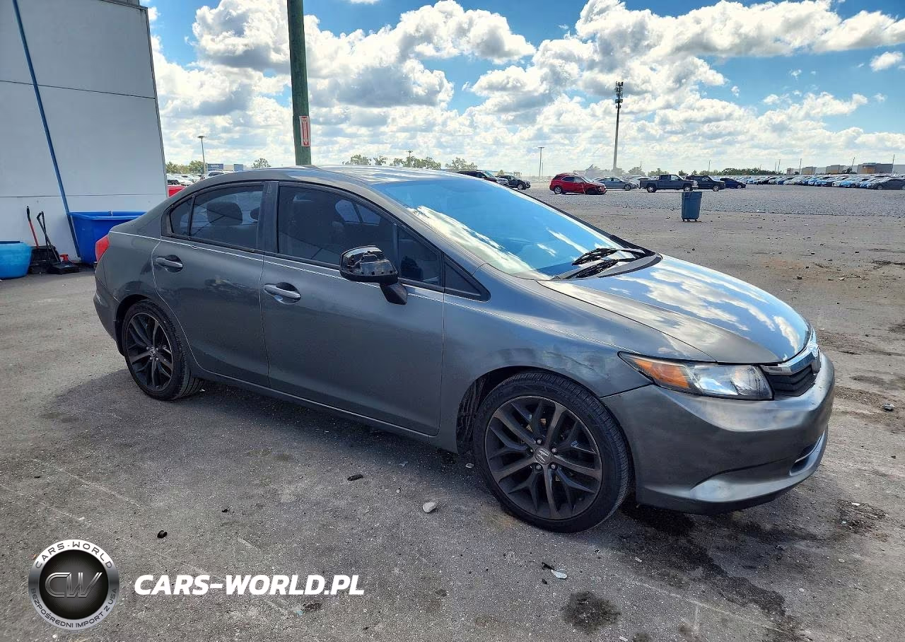 2012 Honda Civic Lx VIN:19XFB2F52CE055550 - 4