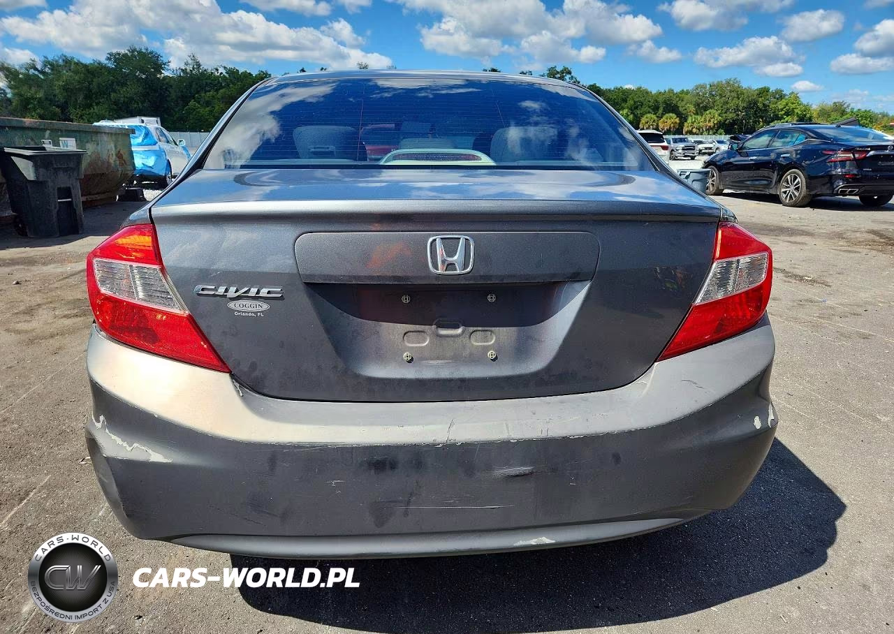 2012 Honda Civic Lx VIN:19XFB2F52CE055550 - 6