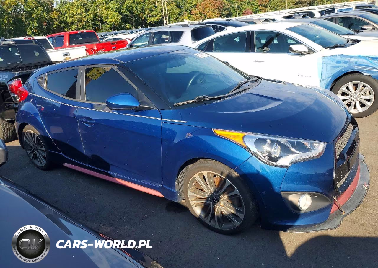 2017 Hyundai Veloster Turbo R-Spec VIN:KMHTC6AE3HU315697 - 4