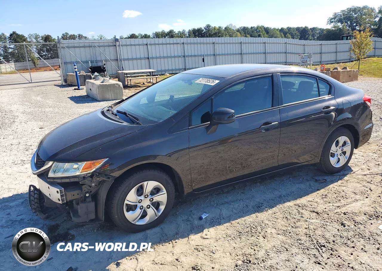 2013 Honda Civic Lx VIN:19XFB2F50DE002623 - 1