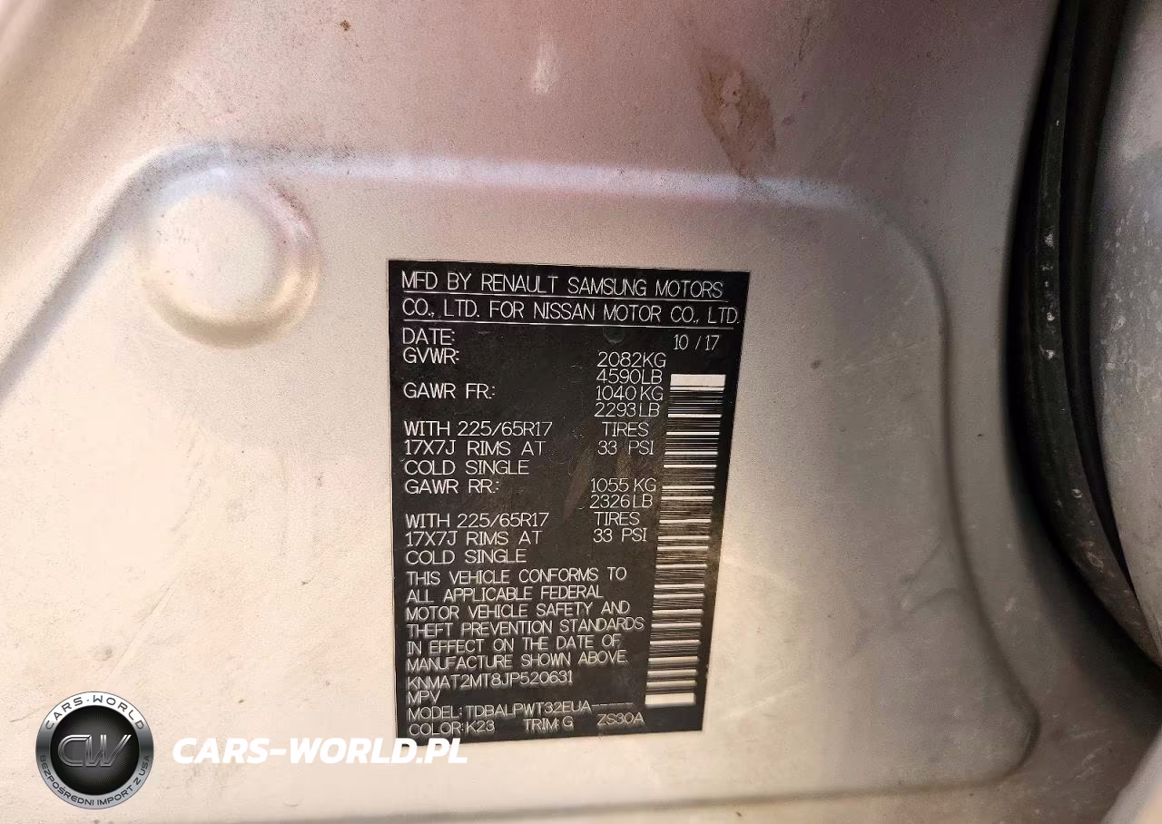 2018 Nissan Rogue S VIN:KNMAT2MT8JP520631 - 12