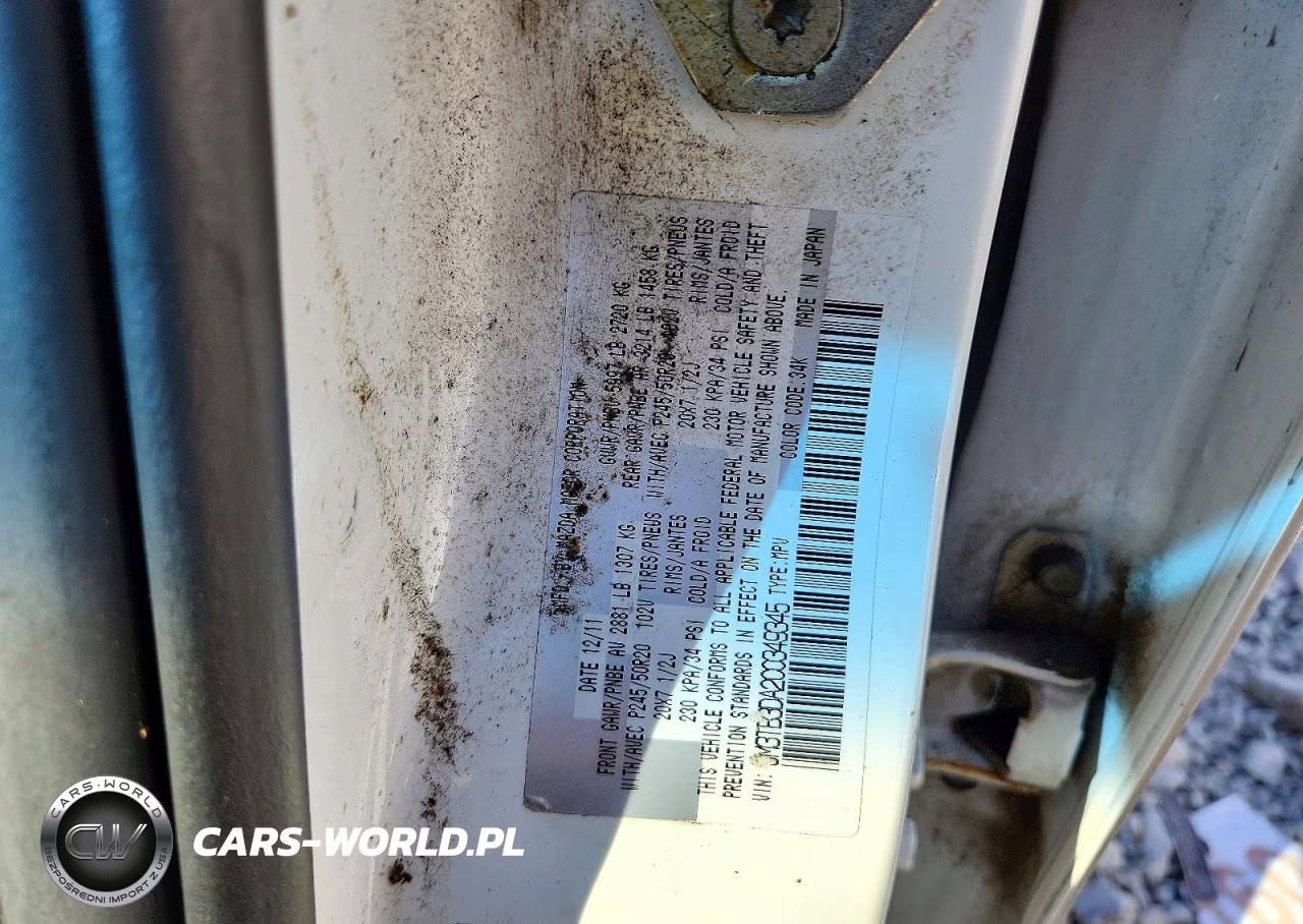 2012 Mazda Cx-9 VIN:JM3TB3DA2C0349345 - 13