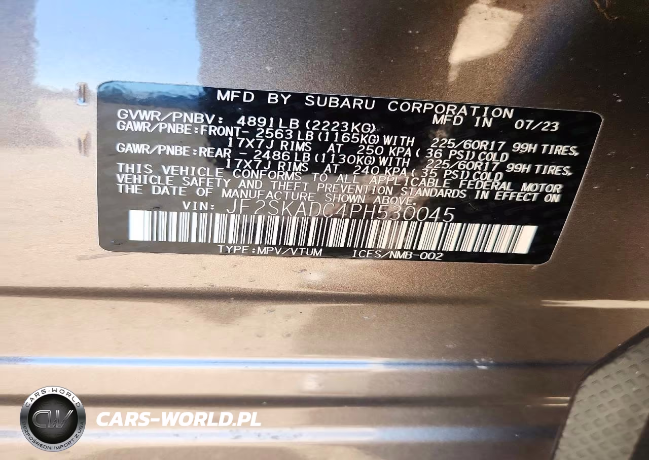 2023 Subaru Forester Premium VIN:JF2SKADC4PH530045 - 13