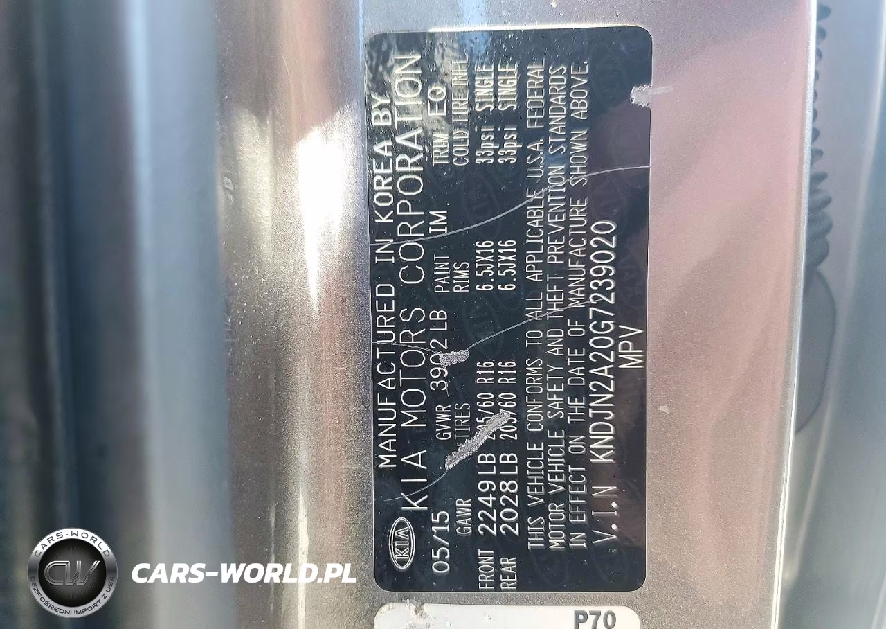 2016 Kia Soul Base VIN:KNDJN2A20G7239020 - 13