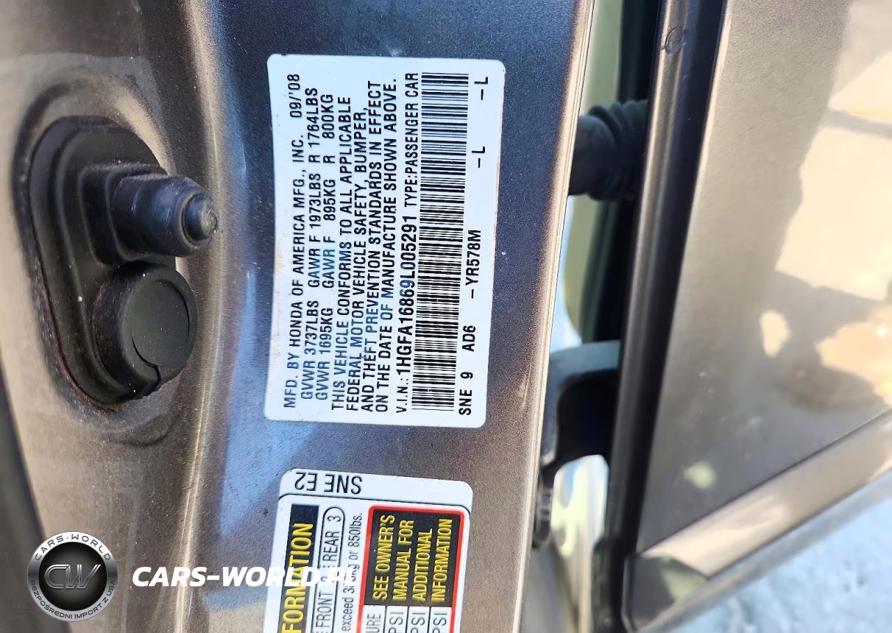 2009 Honda Civic Ex VIN:1HGFA16869L005291 - 13