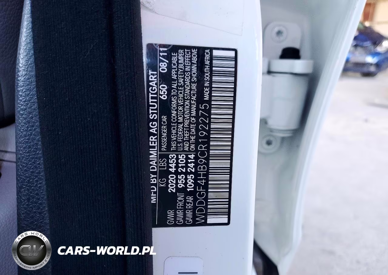 2012 Mercedes-Benz C 250 VIN:WDDGF4HB9CR192275 - 12