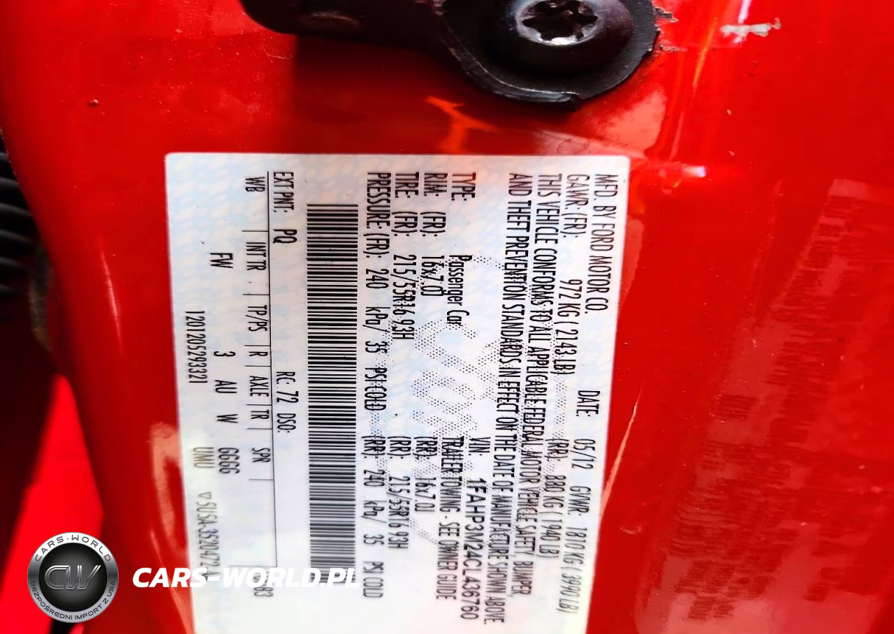 2012 Ford Focus Sel VIN:1FAHP3M24CL436760 - 13