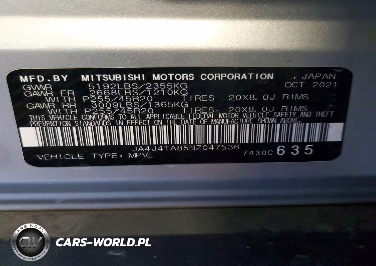 2022 Mitsubishi Outlander Es VIN:JA4J4TA85NZ047536 - 13