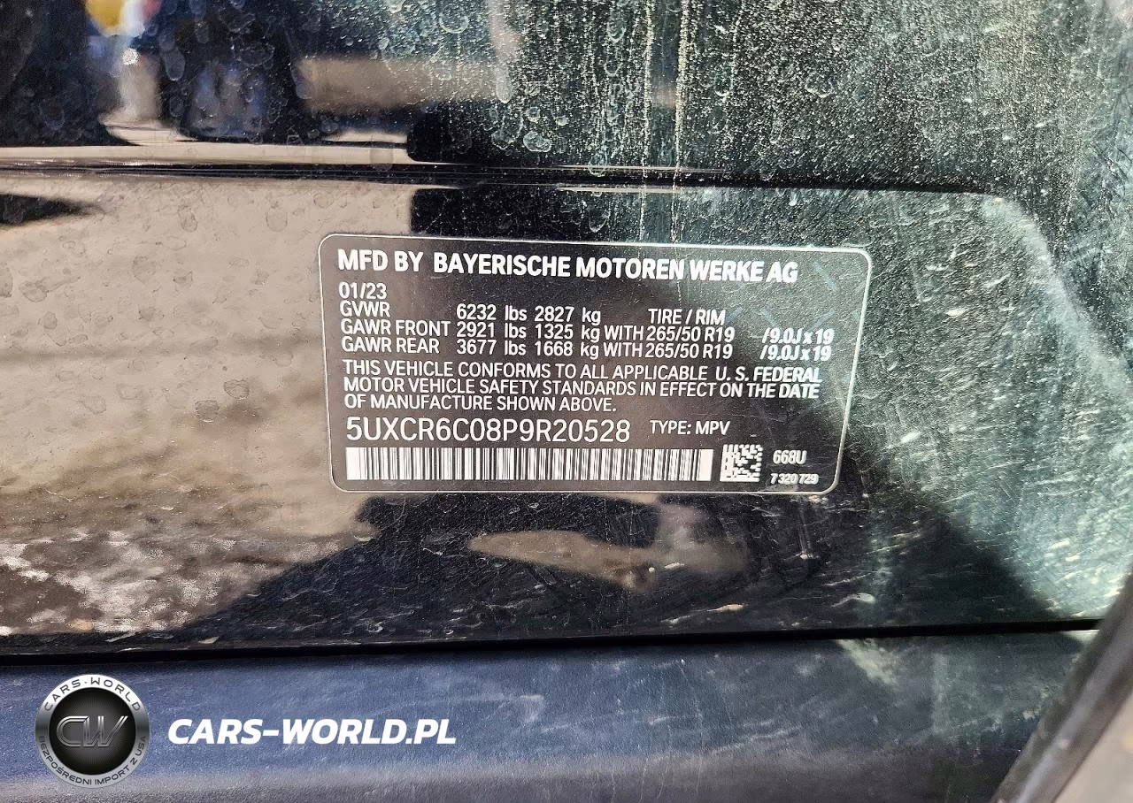 2023 BMW X5 xDrive40I VIN:5UXCR6C08P9R20528 - 13