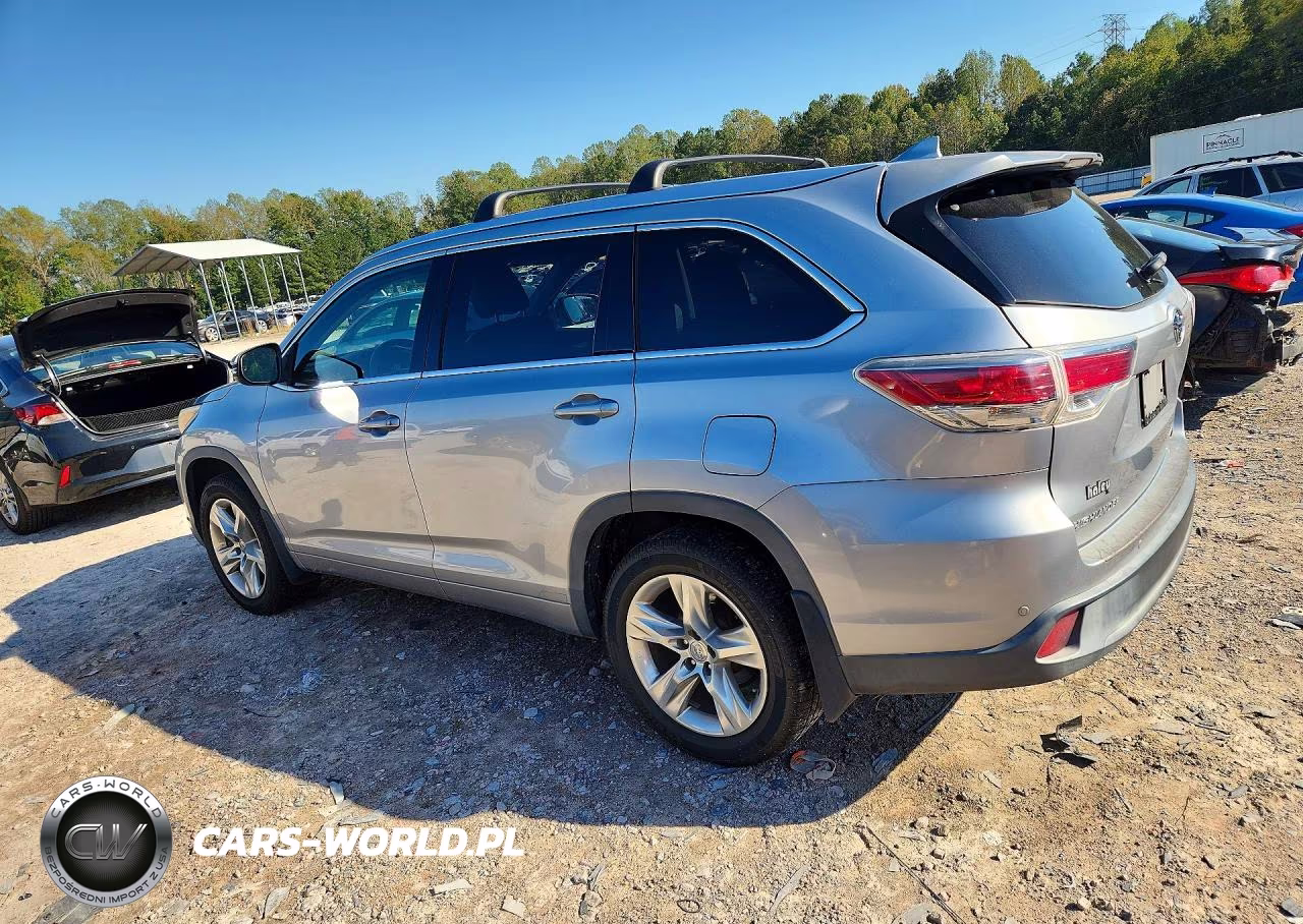2015 Toyota Highlander Limited VIN:5TDDKRFH9FS077520 - 2