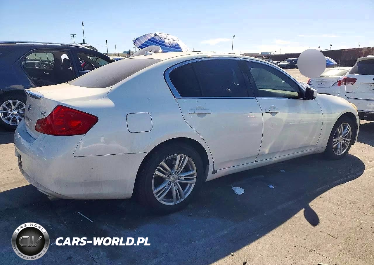 2011 Infiniti G25 Sedan Base VIN:JN1DV6APXBM602873 - 3