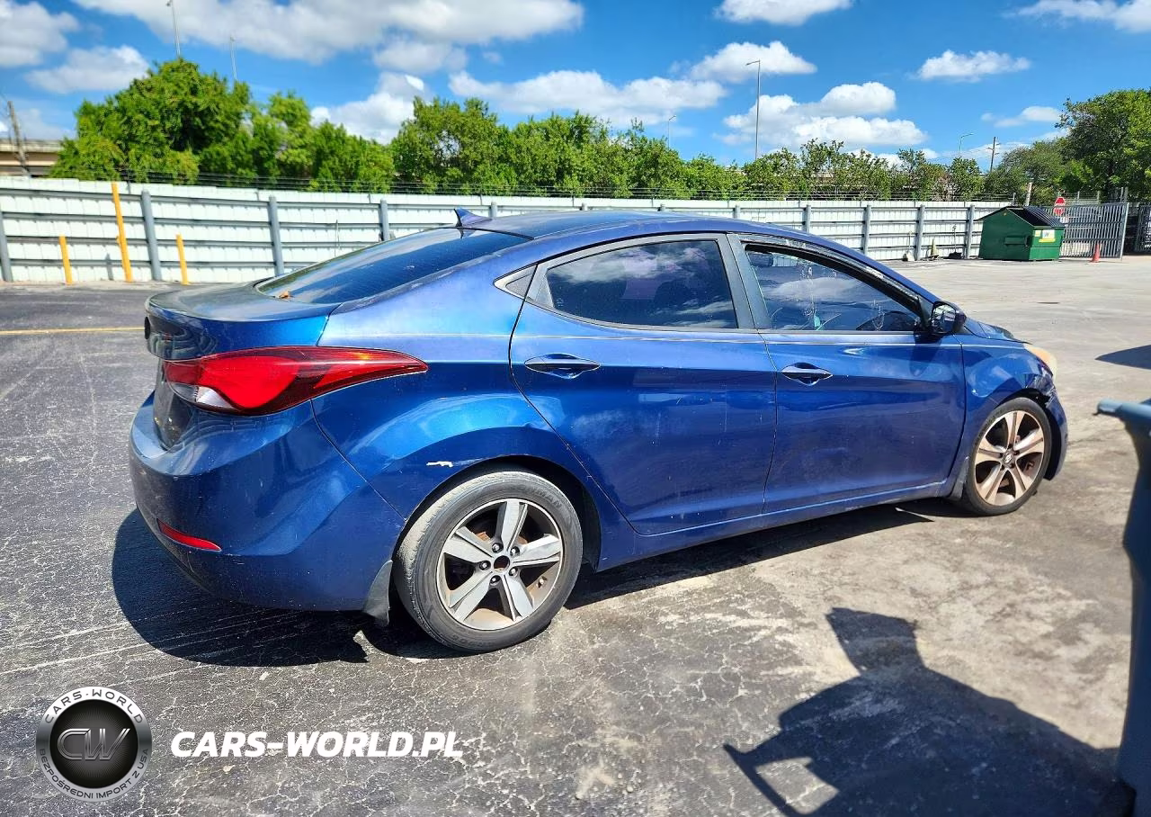 2015 Hyundai Elantra Se VIN:5NPDH4AE7FH622845 - 3