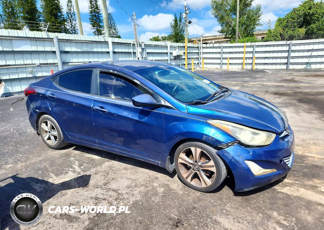 2015 Hyundai Elantra Se VIN:5NPDH4AE7FH622845 - 4