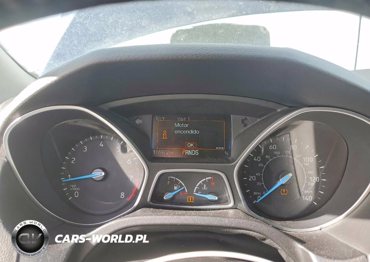 2016 Ford Focus Titanium VIN:1FADP3N25GL374420 - 9
