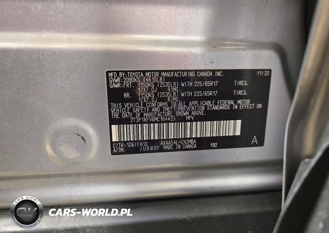 2021 Toyota Rav4 Xle VIN:2T3P1RFV6MC164455 - 14