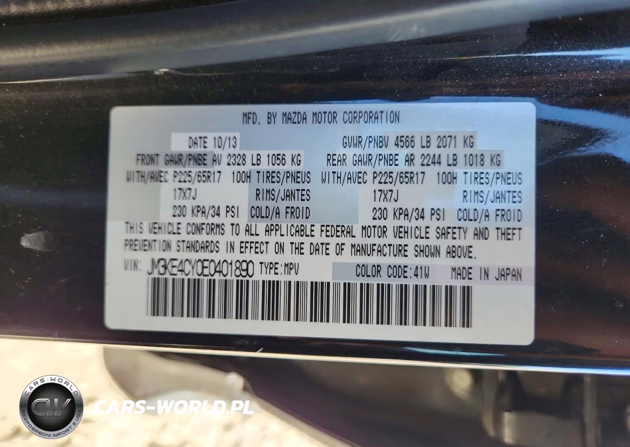 2014 Mazda Cx-5 Touring VIN:JM3KE4CY0E0401890 - 13