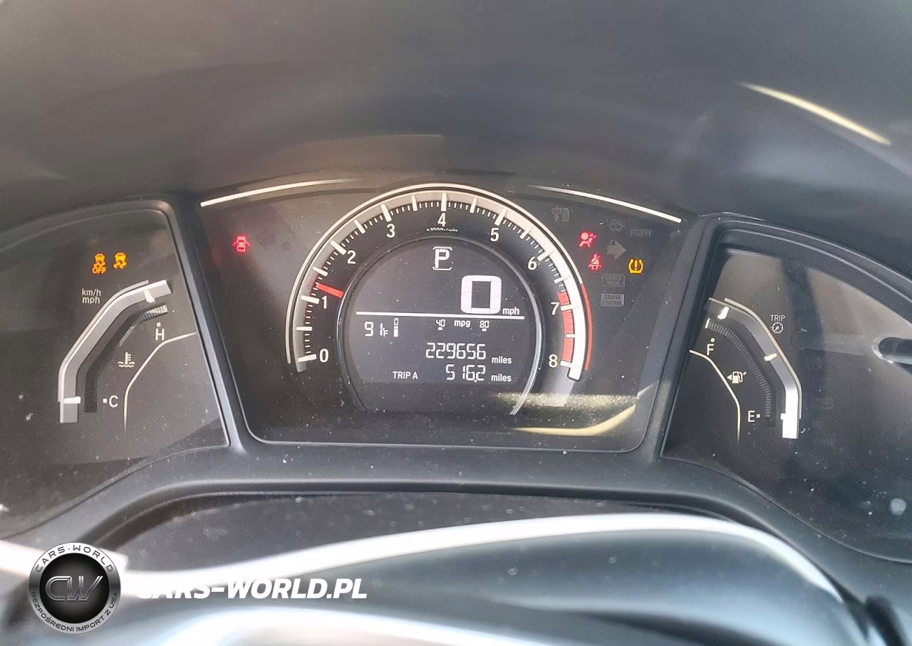 2016 Honda Civic Lx VIN:19XFC2F55GE055321 - 9