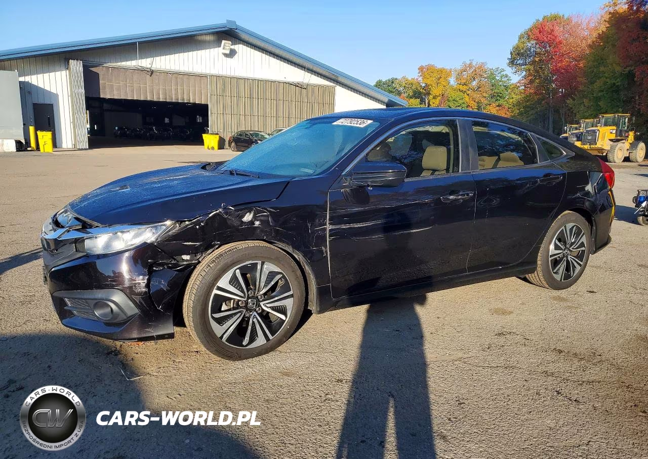 2018 Honda Civic Ex VIN:JHMFC1F31JX028776 - 1