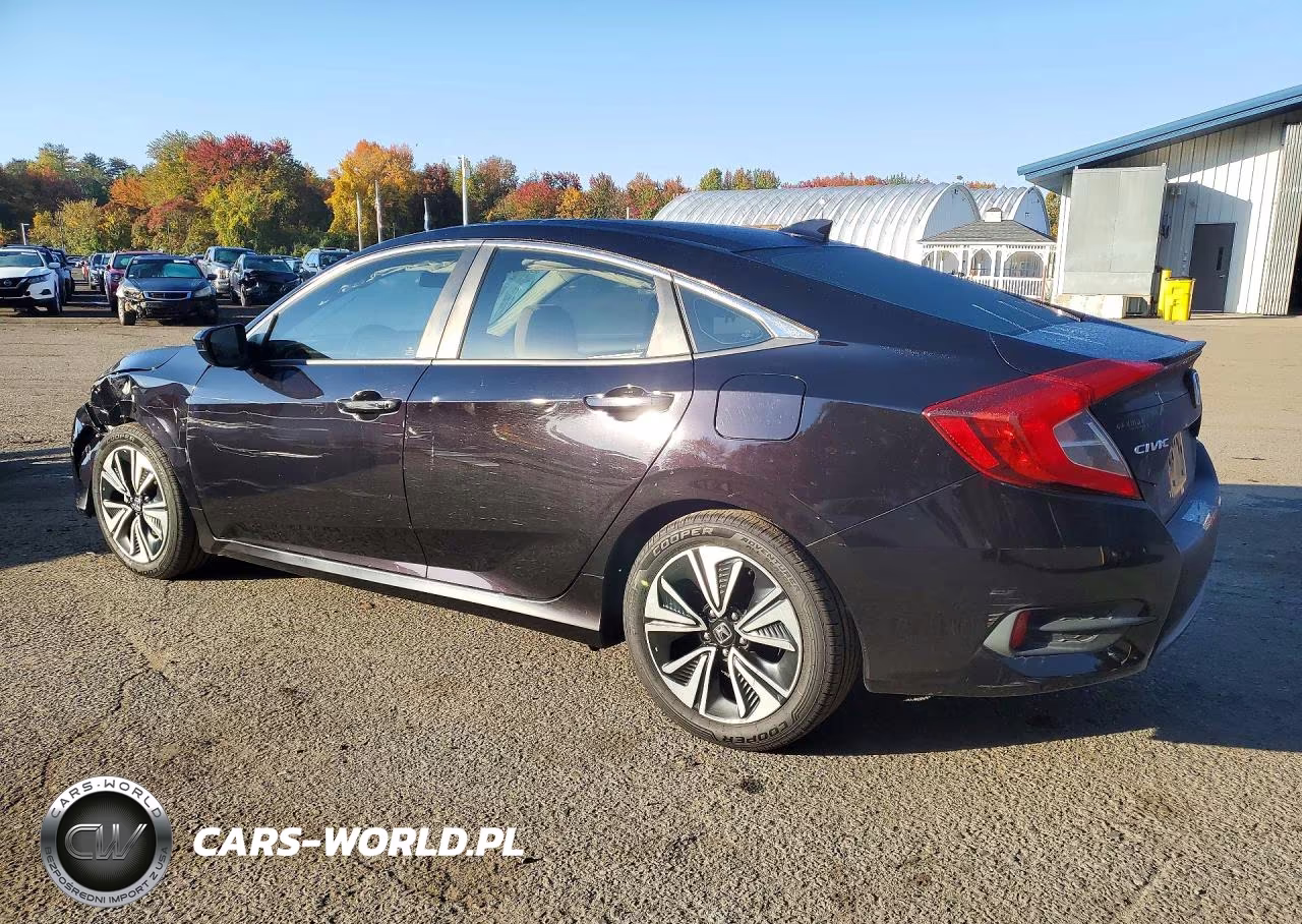 2018 Honda Civic Ex VIN:JHMFC1F31JX028776 - 2