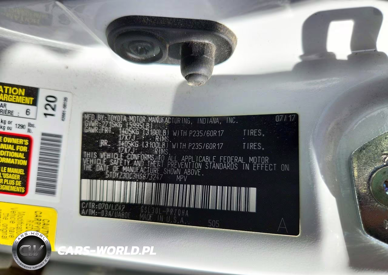 2017 Toyota Sienna Xle 8-Passenger VIN:5TDYZ3DC3HS873247 - 14