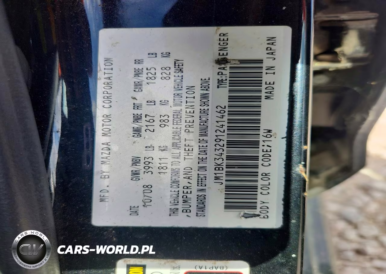 2009 Mazda 3 S VIN:JM1BK343291241462 - 12