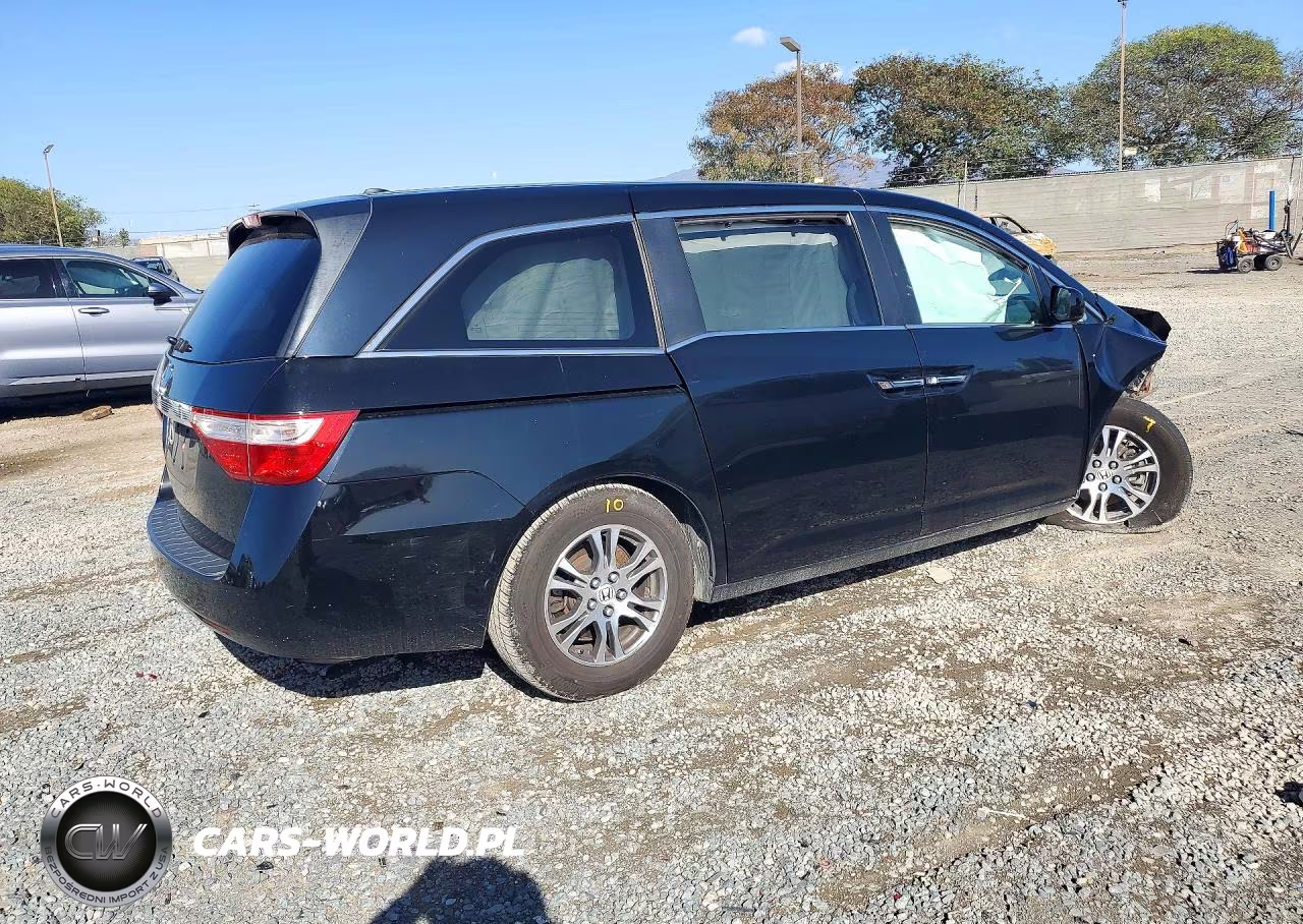 2013 Honda Odyssey Exl VIN:5FNRL5H63DB061001 - 3