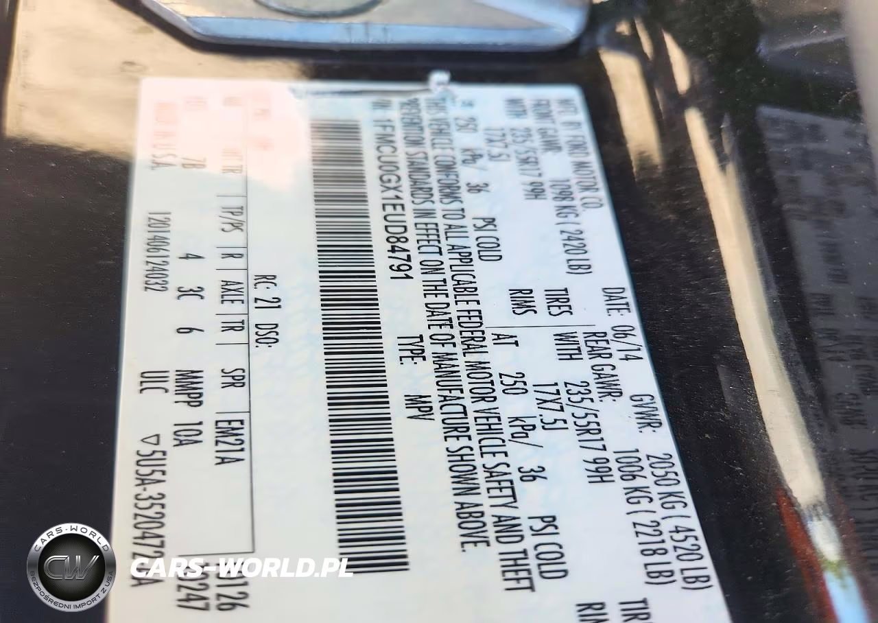 2014 Ford Escape Se VIN:1FMCU0GX1EUD84791 - 13