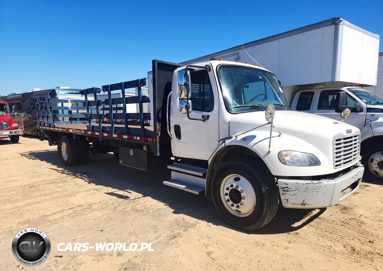 2015 Freightliner Business Class M2 Flatbed Truck VIN:1FVACXDT3FHGD9477 - 4