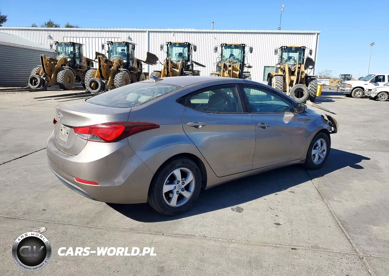2014 Hyundai Elantra Se VIN:5NPDH4AE1EH485934 - 3