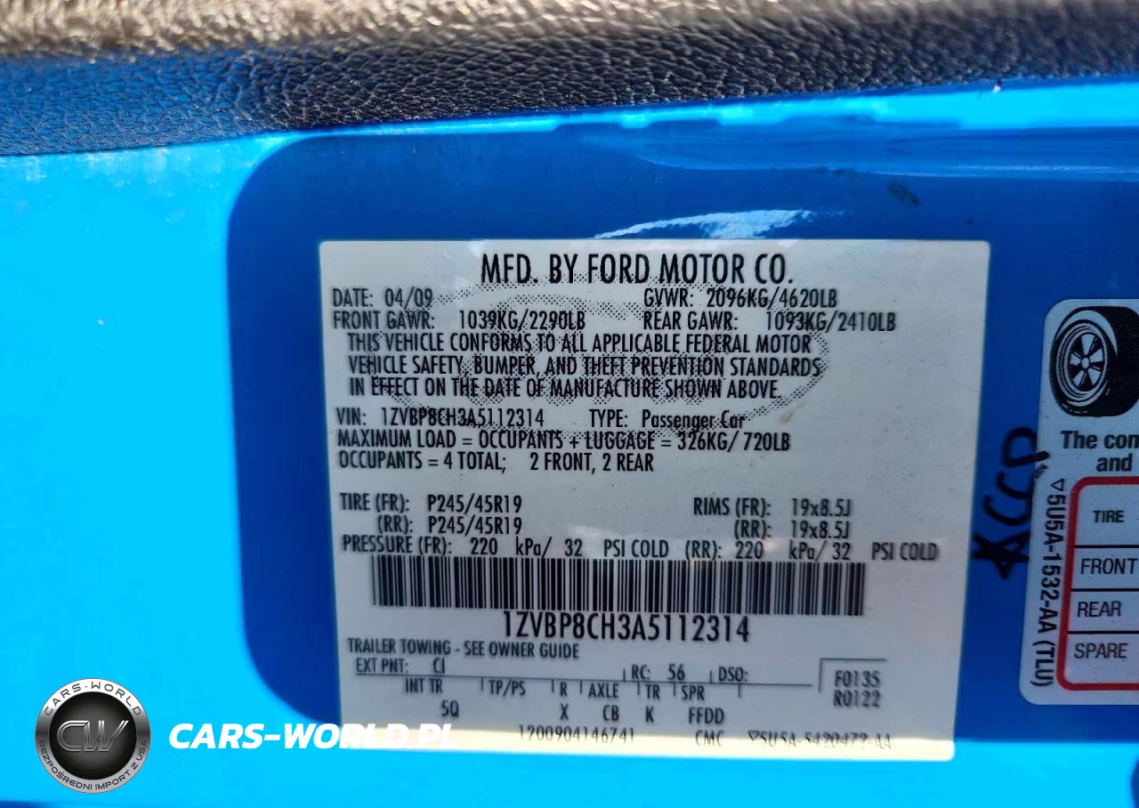 2010 Ford Mustang Gt VIN:1ZVBP8CH3A5112314 - 13