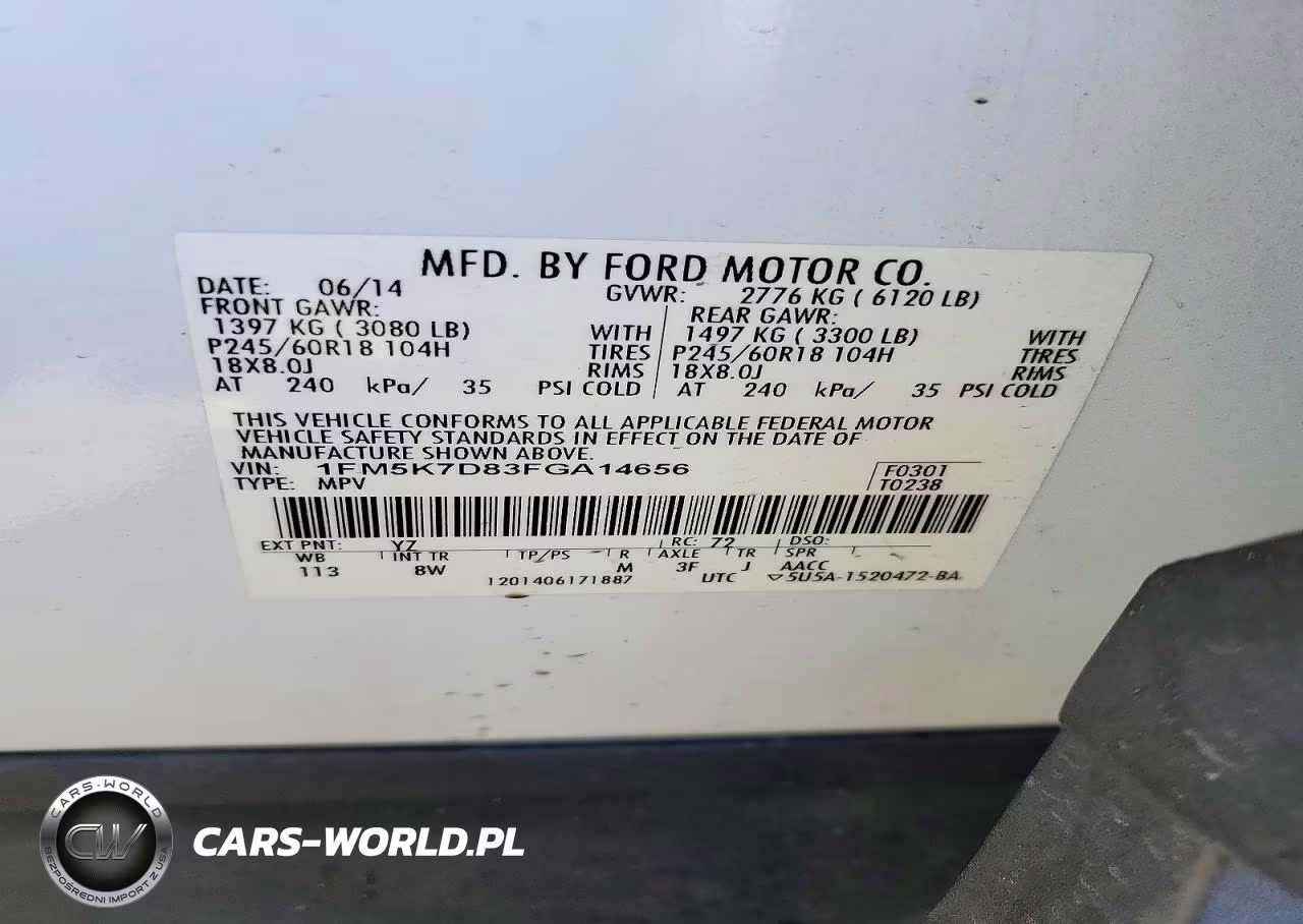 2015 Ford Explorer Xlt VIN:1FM5K7D83FGA14656 - 13
