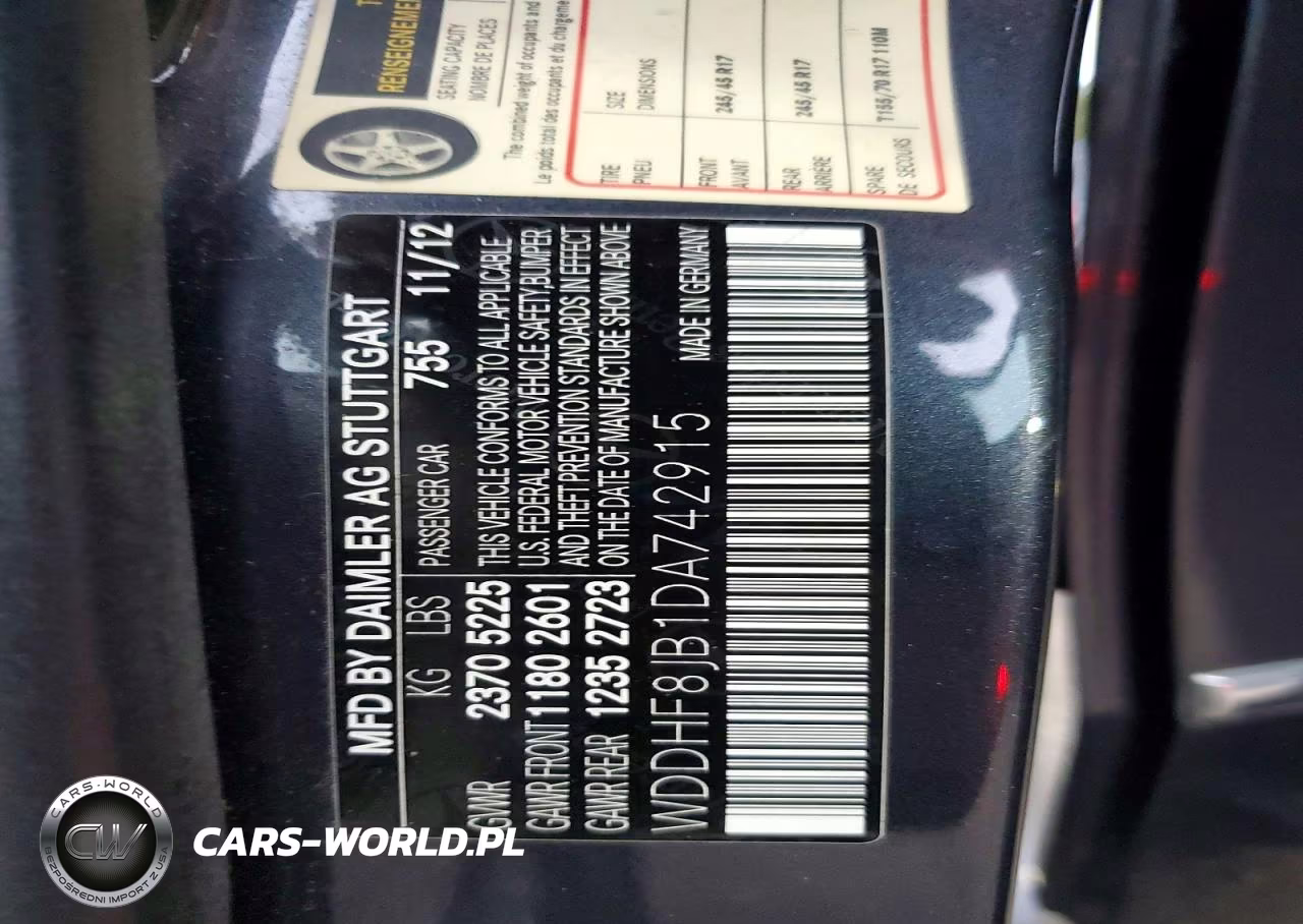 2013 Mercedes-Benz E 350 4Matic VIN:WDDHF8JB1DA742915 - 12
